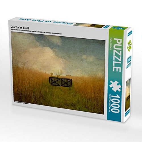 Preisvergleich Produktbild Das Tor im Schilf 1000 Teile Puzzle quer (CALVENDO Natur)