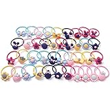 Moselle Capelli Bobble- bobbles in gomma elastica da bambina con motivo in plastica - elastici per capelli di supporto perdai