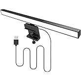 Techzere Plastic 13-Inch Laptop Monitor Screen Light Bar With Smart Touch Sensor Usb Powered 5W Led E-Reading Lamp Stepless D