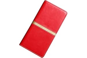 S YTALAND Ytaland - Custodia per Gigaset GS5 / Gigaset GS5 LITE, in pelle PU, con funzione leggio, slot per carte di credito, antiurto, per Gigaset GS5 (rosso)