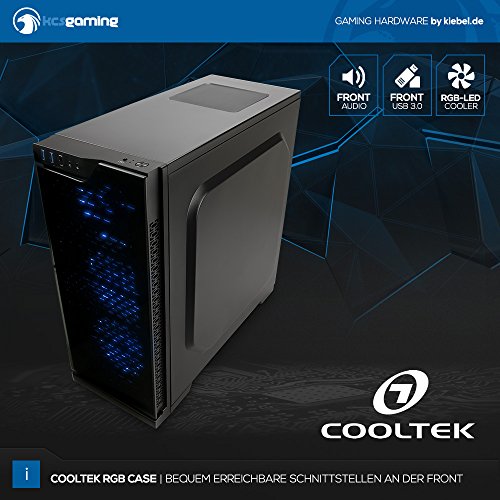 Kiebel Gamer-PC [184194] AMD Ryzen 7 1800X (8×3.6GHz) | 16GB DDR4-2666 | 500GB M.2 SSD + 2TB | NVIDIA GeForce GTX 1080 8GB | ASUS | USB3 | DVD | Sound | Win10 | Gaming Computer - 7
