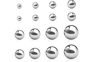 CIZIHUU 304 balles de roulement en acier inoxydable BOULE,50Pcs,0.5mm