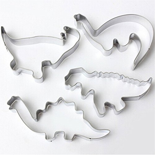 4er-Set Kitchen Craft Keks-Ausstecher, Dinosaurier-Motiv, - 2