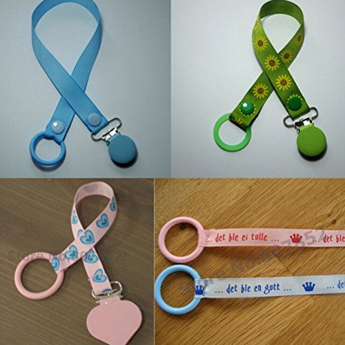 WINOMO 10 Stück Baby Silikonring Adapter für Schnullerketten - 2