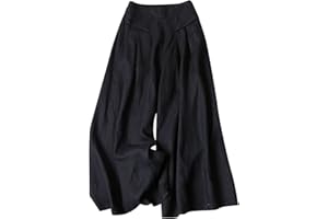 QWUVEDS Solide Sommerhose aus Baumwolle und Leinen für Damen mit hoher Taille, dünne, lockere, weit geschnittene Hose Stretch Leggings Damen Baggy Hose Damen Jeans Damen Locker Baggy Jogginghose