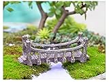 puente colgante mas largo del mundo Una súper decoración para casa de muñecas tradicionales, jardín en miniatura.
