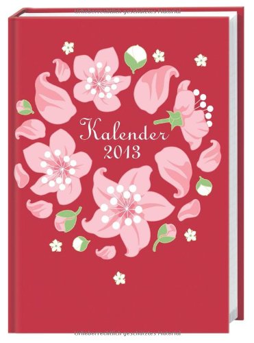 Floral Schüleragenda A6 2013: 17-Monats-Kalender