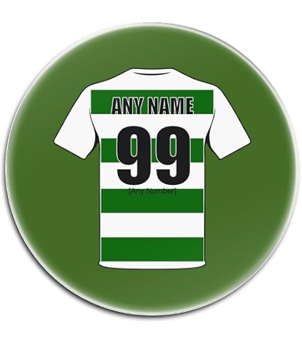 Celtic FC Set Di 2 Sottobicchieri Ufficiali – Diametro 10 Cm, Silicone Antiscivolo, Prodotto Su Scheda Intestata