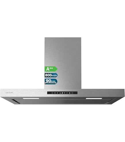 Hotte Murale Extraction Recirculation Hotte Aspirante Klarstein AirNova 60cm - 620 M³/h - A++ - 49 DB - Acier Inox - Extraction/recirculation Hotte Murale Klarstein 60cm