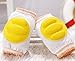 Set of 2 Cotton Mesh Baby Leg Warmers Knee Pads/Protect-Horizontal, Yellow
