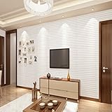 60 * 60cm Weiß 3D Ziegel Wandaufkleber Selbstklebend Panel Abziehbild Tapete – 03, Style 10 - 4