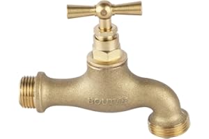BOUTTE Boutté – Robinet de jardin 15x21 (1/2") – Laiton massif – Filetage mâle – Idéal arrosage extérieur