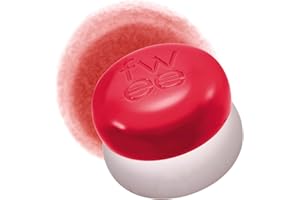 fwee Blurry Pudding Pot | Airbrushed Blush & Lip, Buildable Pigment, Long-lasting, Lightweight, Easy to Blend, Natural Soft Matte Finish - Ambitious (Warm Red) | 0.17 oz