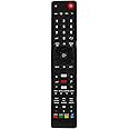 HITORE Remote Control Compatible for Dyanora Smart TV - Please Match The Image with Your Old Remote (Black)
