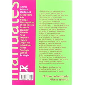 Manual de análisis estadístico de los datos (El Libro Universitario - Manuales)