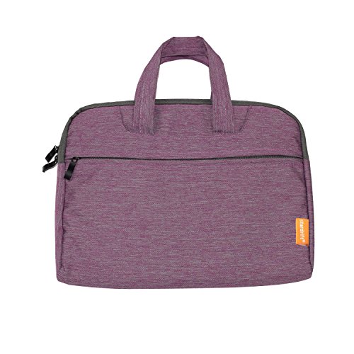 Willful Denim-Gewebe 15-15,6 Zoll Schutzhülle Laptophülle Tragetasche Aktentasche Sleeve Tasche mit Griff für 38,1-39,6 cm-Laptop / Notebook-Computer / MacBook Pro 15.4 Lila
