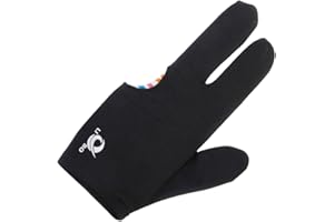 CUTEFLY Unbekannt Schwarze Billard Handschuh 3 Finger Glove Pool Snooker