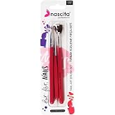 Nascita Nail Art Nail Decoration Brush Set 3-Piece - 06