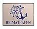 Produktbild Klebefieber Fußmatte Heimathafen B x H: 70cm x 50cm