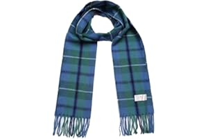 TG Thistle Gem Traditional Tartan Clan Scarves – Multicolor, super-soft Scottish Clan Tartan Scarf - Perfect for both Men and Women