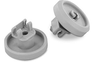 DL-pro 2x Korbrolle unten kompatibel mit Miele 2372352 Laufrolle Rolle Rad Rädchen für Unterkorb für Mondia Novostar Senator Futura Geschirrspüler Spülmaschine Geschirrspülmaschine…