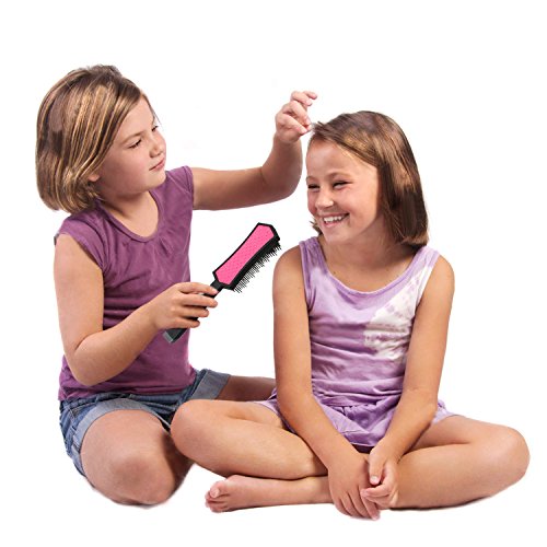 Segbeauty® Rosa Entwirren Kamm 3 Tier Borste Paddel Haarbürste , Schmerzfrei Nass Striegel Pinsel Kopfmassage , Entfernen Knoten & Tangles für langes starkes lockiges Haar - 6