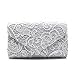 Produktbild HHyyq Evening Party Bag Cocktail Pearl Pleated Diamond Dinner Package Wedding Crystal Clutch Lady Fashion Glitter Dress Chain Handbag Women Leather Messenger Bags(Splitter)