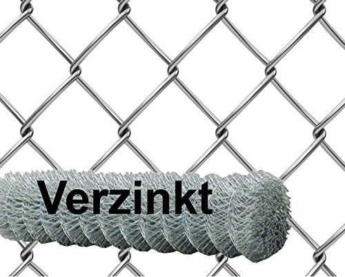 Maschendrahtzaun Rolle 25 Meter 80 cm Hoch VERZINKT 2,0 mm