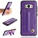 Price comparison product image TAITOU Galaxy 2017 A5 A520 Movie Stand Case, Automatically Deformed Hand Holder Kickstand Back Cover Card ID Slots New Soft PU Leather Light Phone Case For Samsung Galaxy 2017 A5 Purple