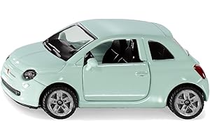 siku 1453, Fiat 500, Toy car for children, Metal/plastic, Mint, Rubber tyres