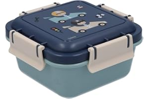 Tutete Caja Almuerzo Infantil Grande 780ml - Fiambrera Escolar, Apta para Microondas y Lavavajillas, Cierre Hermético, Ideal para Parque o Colegio, 100% Libre de BPA | Speed Racers
