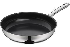 ‎WMF WMF Devil Bratpfanne 28 cm, Pfanne Induktion Antihaftbeschichtung, Keramikpfanne, Edelstahlgriff, Induktionspfanne für alle Herdarten geeignet, Pfanne Keramikbeschichtung, backofenfest
