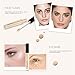 Liquid Concealer, O.TWO.O Long-Lasting Lightweight High Coverage Concealer Stick Shimmer Face Glow Highlighter Cream Freckle Black Eye Cover Lip Base(2#)