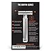 Shaveology Closed Comb Double Edge Safety Razor Kit With (5) 2.5CM Replacement Blades