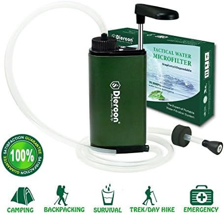 SHAN ZU Water Purifier with Advanced Filtration System Outdoor Hiking Portable Explorer Equipment Water Filter