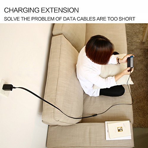 Awinner® USB 3.0 Verlängerungskabel, A-Stecker an A-Buchse, USB-Extender, Kabel, Schwarz - 3