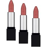 Note Cosmetics Mattever Lipstick 06 Sunset Party Yarı Mat Saten Bitişli Ruj, Pembe (3 paketi)