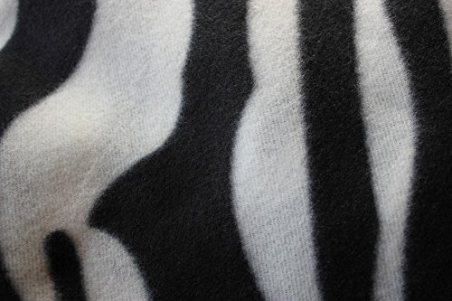 2x Pack ZEBRA Microfaser Thermo Fleece Kissenbezug Kissenhülle 80×80 40×80 40×40, Größe:2x 40×80 cm Kissen - 4