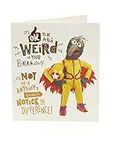 muppets gonzo gif Dieser lustige Geburtstagskarte mit der exzentrischen Figur Gonzo aus der Muppets frech erzählt der oder die Beschenkte IT 'S OK to be ein wenig seltsam auf Ihrer Geburtstag wie niemand wird den Unterschied bemerken.
