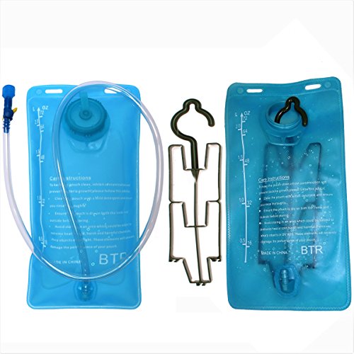 BTR Trinkblase oder Trinkbeutel mit 2 Liter Fassungsvermögen, hergestellt aus TPU (Thermoplastic Polyurethanes), ohne Verwendung von BPA - 5