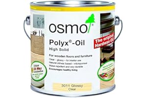 Osmo Polyx 3011 - Aceite de cera dura transparente brillante (2,5 L)