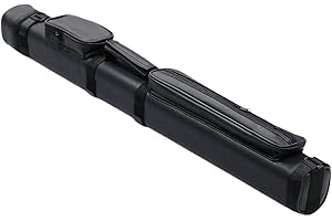Dickly Custodia per Stecca da Biliardo 2 Mazze 2 Aste Porta Stecca da Biliardo Borsa per Il Trasporto 4 Fori per L'organizzazione
