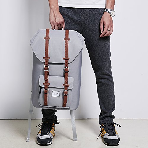 KALIDI 17 Zoll Laptop Rucksack Backpack Schulrucksack für bis zu 15.6 zoll Laptop Notebook Computer Arbeit Campus Studenten Outdoor Reisen Wandern mit Großer Kapazität - 5