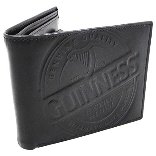 Preisvergleich Produktbild Guinness Etikett Schwarzem Leder Brieftasche