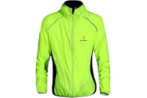 ‎WOSAWE WOSAWE Herren-Fahrradjacke Winddichte wasserdichte MTB Mountainbike Jacket Für Radfahren, Joggen & Wandern
