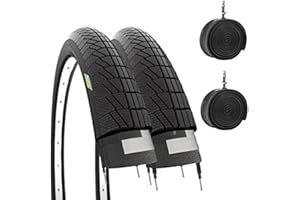 ECOVELO 2 COPERTONI 16 X 1.75 (47-305) + 2 CAMERE D'ARIA PER CITY BIKE BAMBINO PNEUMATICI X BICI BIMBO