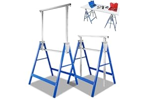 RILOOP Gerüstbock Unterstellbock 2er Set höhenverstellbar Klappbock Arbeitsbock Böcke