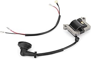 KIMISS Bobina d'accensione, motore a sostituzione per Benzina 49cc Scooter/DR Dirt Bike/Bobina d'accensione 2.44in con filo