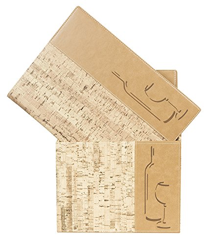 Securit design range a4 wine cardholder with 1 insert cork