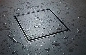 LIDCO Tile/Marble/Stone Insert Floor Drain in Marine Grade Stainless Steel SS 316 (150mm x 150mm) - 6 Inch x 6 Inch - Now with Cockroach Trap!!